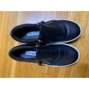 Steve Madden womens platform slip ons sz 6